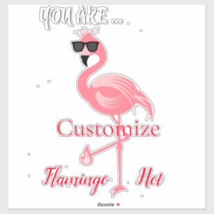 Du är Flamingo Hett Thunder_Cove Klistermärken