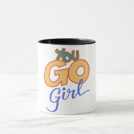 Du är flicka, kvinnohistoriens månad är en fest mugg