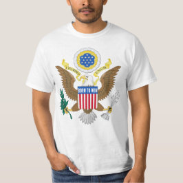 Du är född att vinna. t shirt