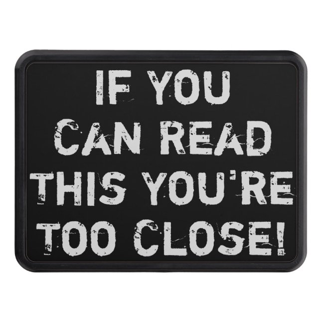 Du är för nära anti-Social-citat Dragkroksskydd (Framsidan)