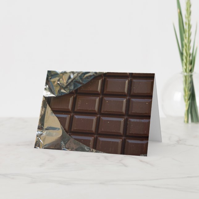 Du är för sötad, choklad Candy Pub Card Helgkort (Framsida)