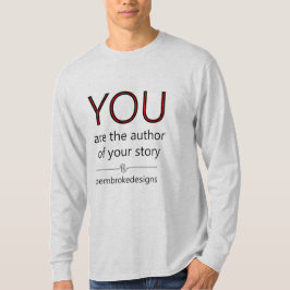 Du är författare till din artikel (svart) T-Shirt