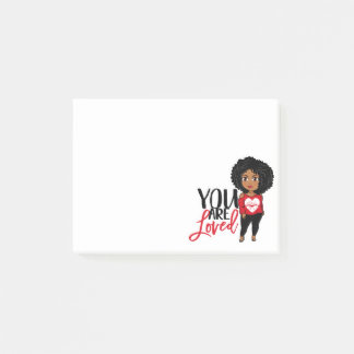 Du är förlorad efter-it-anteckning post-it block