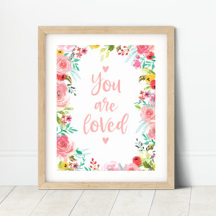 Du är förlorad på Nursery Art Print Poster
