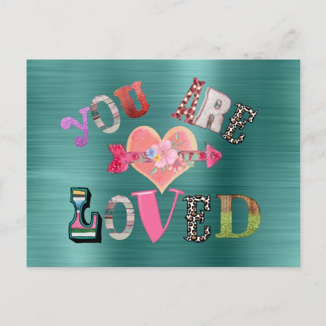 Du är förlorad vykort (Framsida)