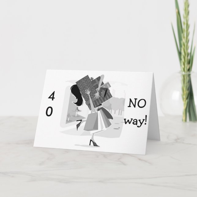 DU ÄR FORTFARANDE 21:4:E BIRTHDAY KORT (Framsida)