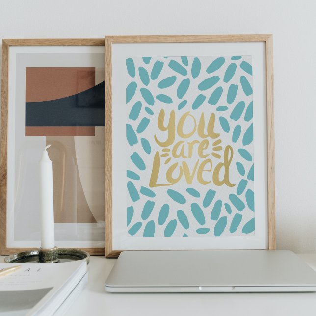 Du är förtjust i Guld-typografi Poster (Skapare uppladdad)