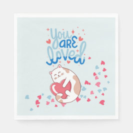 Du är förtjust i katter pappersservett