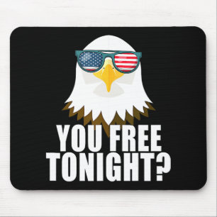Du är fri ikväll amerikansk flagga patriotisk örn musmatta