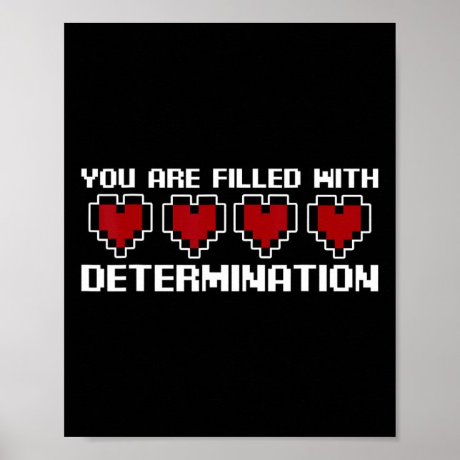 Du Är Fylld Med Beslutsamhet -  Poster (Framsidan)
