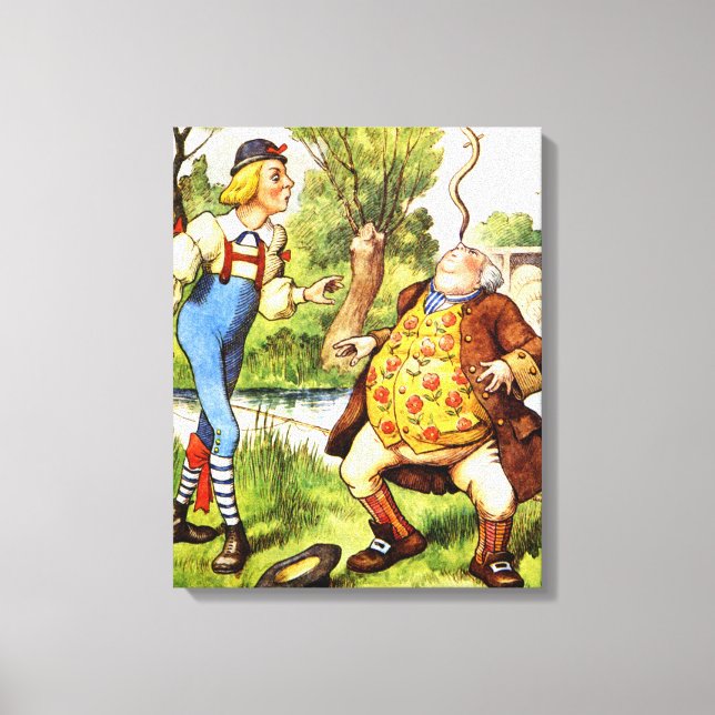 Du är gammal, Far William - Alice i underlandet Canvastryck (Framsida)