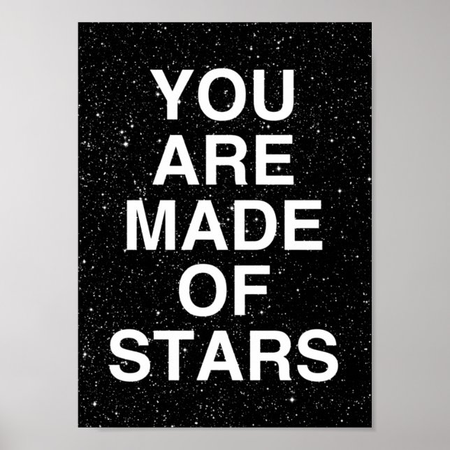 Du är gjord av stjärnor poster (Framsidan)
