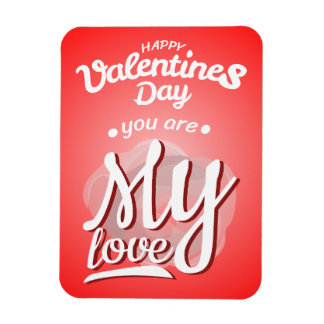 Du är glad valentins dag magnet