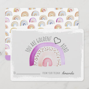Du är Golden Rainbow Valentiness Classroom