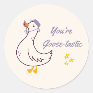 Du är Goose-tastisk Klistermärke | Sött gås-kliste