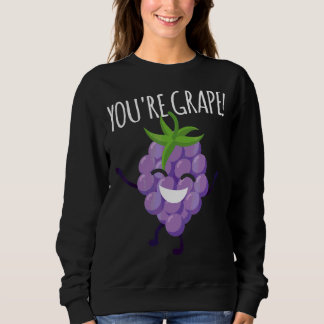 Du är Grape Delicious Fruit Grapes Raisin T Shirt