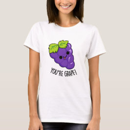 Du är Grape Funny Fruit Pun T Shirt