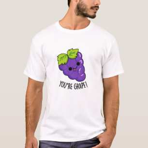 Du är Grape Funny Fruit Pun T Shirt