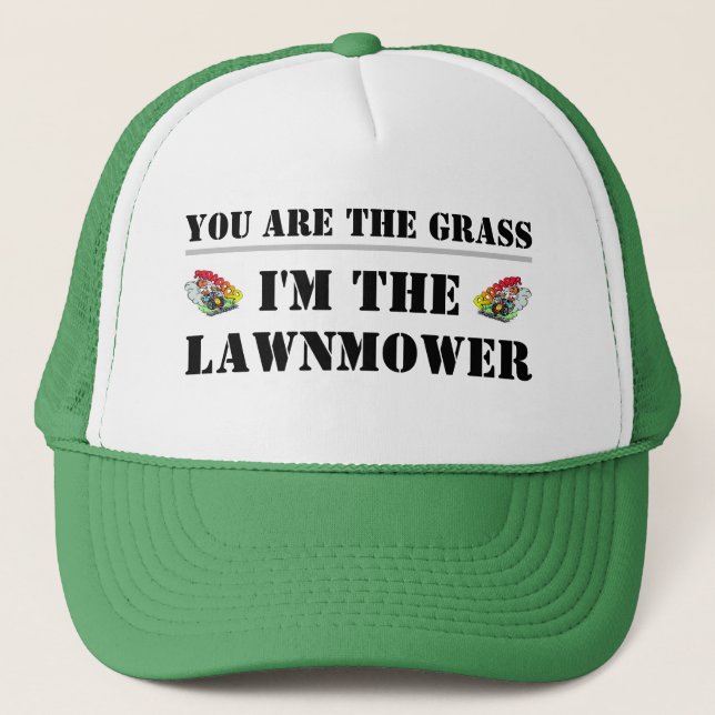 DU ÄR GRAS I LAWNMOWER KEPS (Framsida)