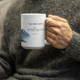 Du är GUDs mästerverk Kaffemugg