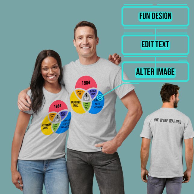 Du är här Dystopian Future Mashup Ver 04 T Shirt (Please enjoy our dystopian future mashup tee)