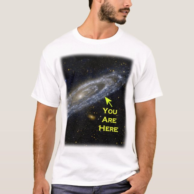 Du är här i galaxen tröja (Framsida)