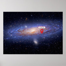 Du är här: Milky Way Poster