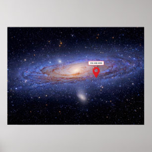Du är här: Milky Way Poster