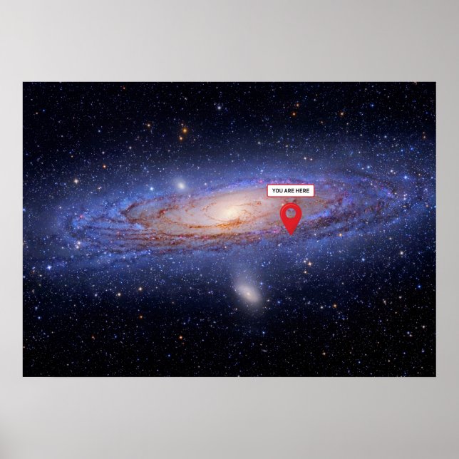Du är här: Milky Way Poster (Framsidan)