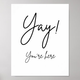 Du är här poster