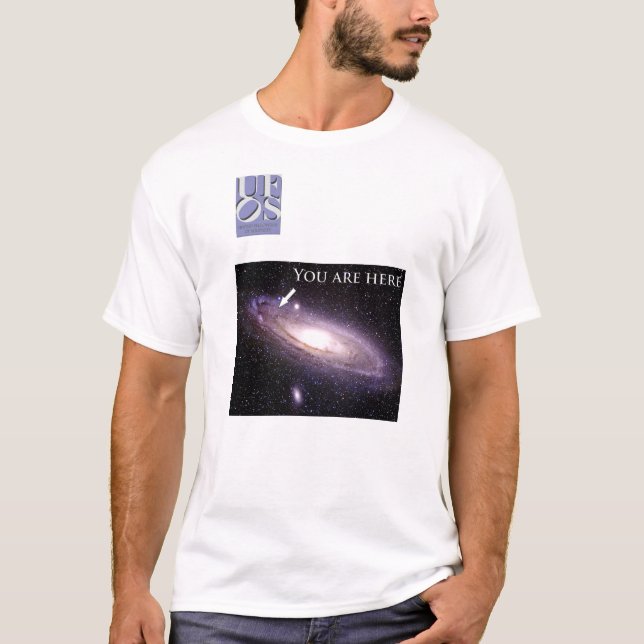 Du är här t-shirt (Framsida)