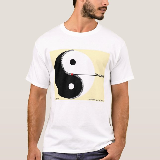 Du är här T-tröja Tee (Framsida)
