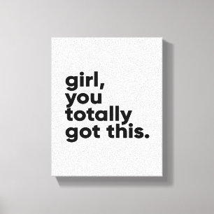 Du är helt har. Inspirationsoffert Canvastryck