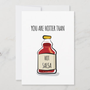 Du är hetare än het salsa julkort