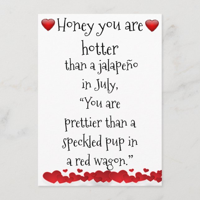 Du är hett baby tilläggskort (Framsida)