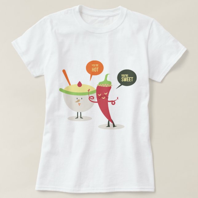 Du är Hett N Sweet Chili Cake Tee Shirt (Design framsida)