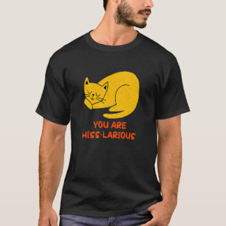 Du är hisslariska Cat Humor Kitten Pappa skämt T Shirt