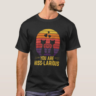 Du är hisslariska Cat Humor Kitten Pappa skämt T Shirt