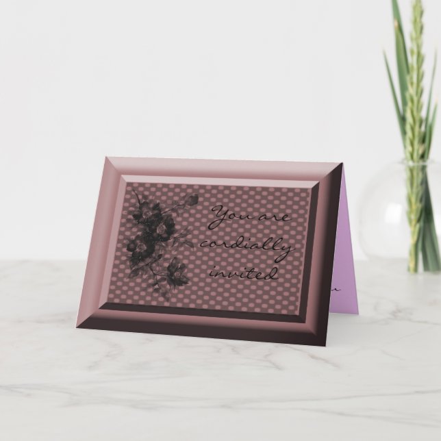 Du är hjärtligt inbjuden inbjudan (Framsida)