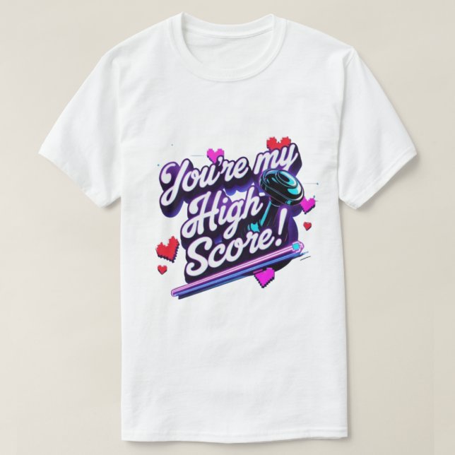 du är högstreck T-Shirt (Design framsida)