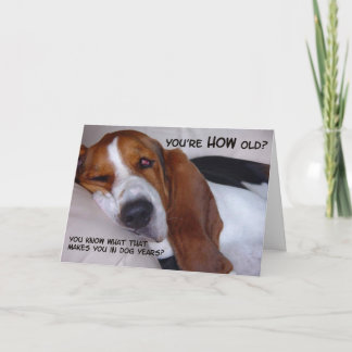 Du är, hur gammal? kort