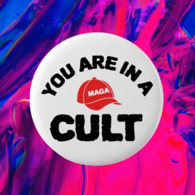 Du är i en vuxen! | Knapp för antiMAGA-medvetenhet (Skapare uppladdad)