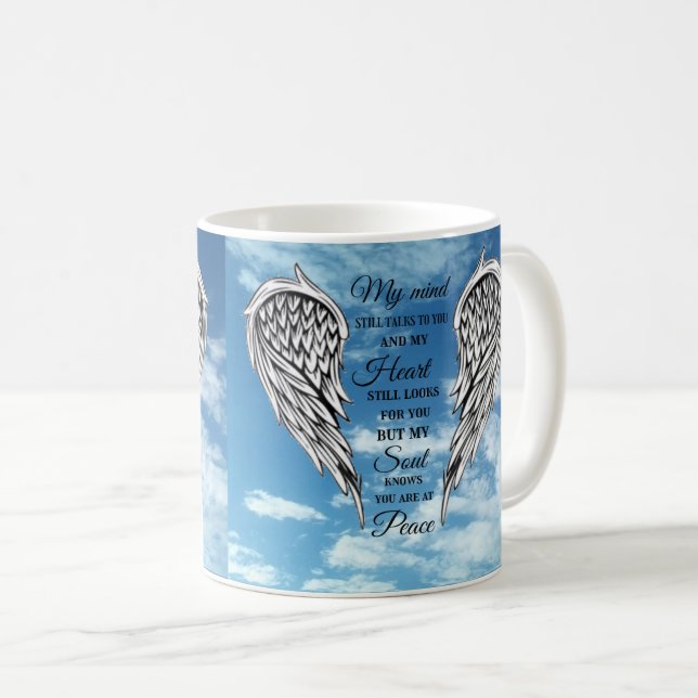 Du är i frid  kaffemugg (Framsida höger)