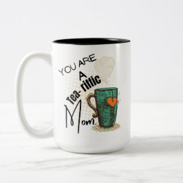 Du är i mamma Två-Tonad mugg