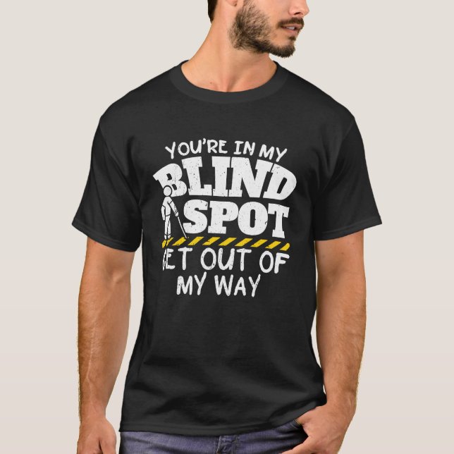 Du är i min Blind-sajt. T Shirt (Framsida)