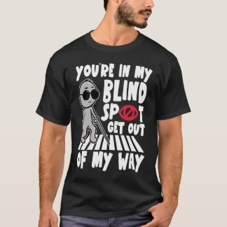 Du är i min synskadade blindskrift Alphabet Bl T Shirt