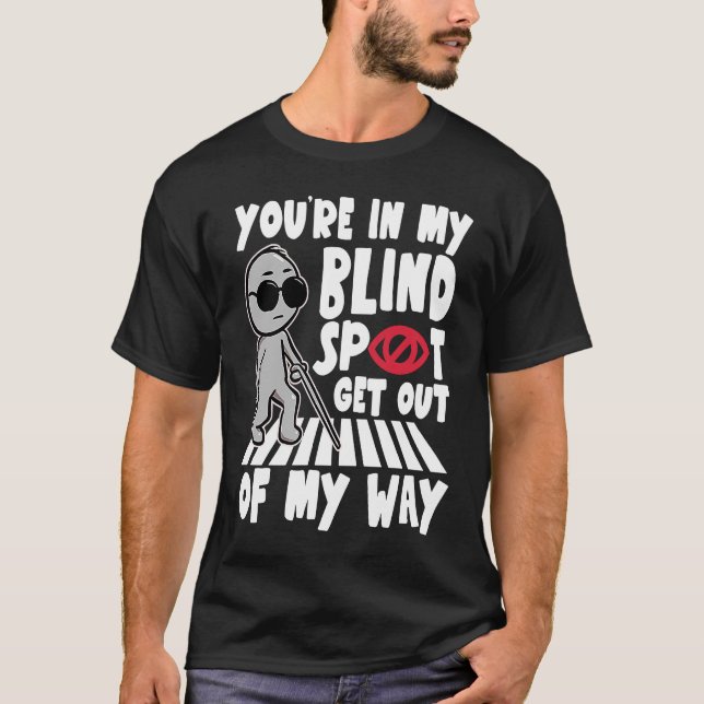 Du är i min synskadade blindskrift Alphabet Bl T Shirt (Framsida)