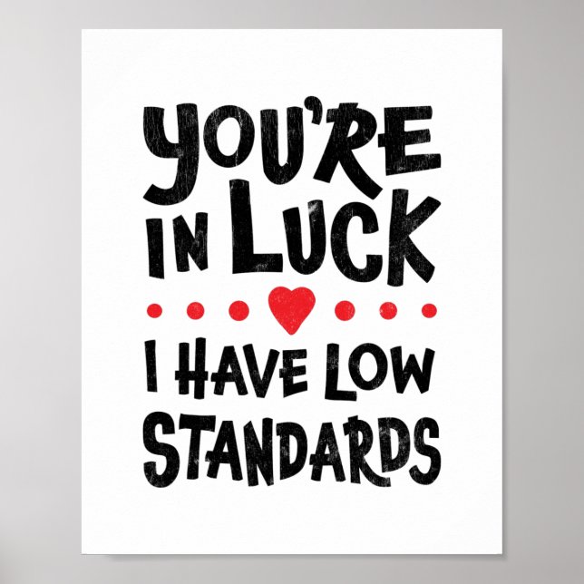 Du är i Tur och jag har låg standard Poster (Framsidan)