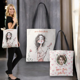 Du är ihop med mig tygkasse