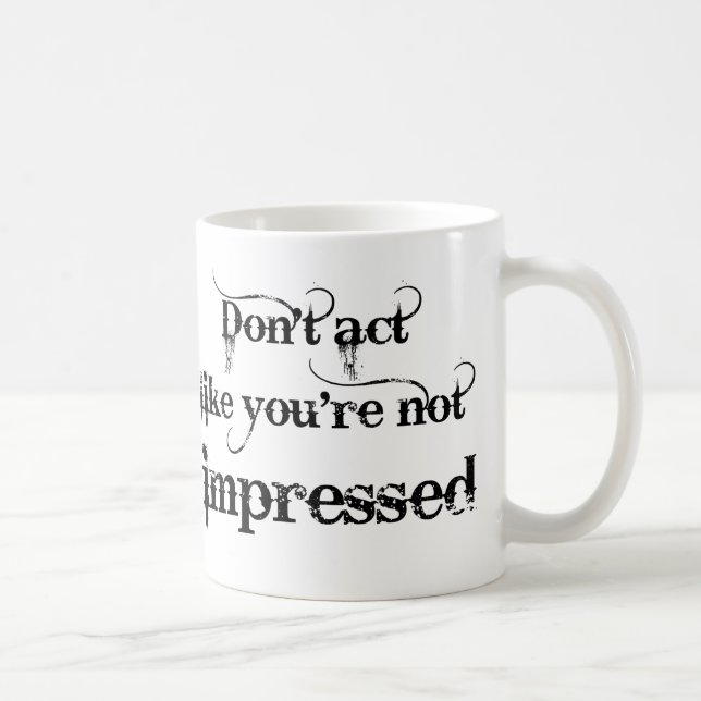 Du är Imponerad Rolig Mugg (Höger)